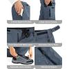 image33000ft Mens Rain Pants Waterproof Lightweight Breathable Golf Over Pants for Hiking Travel Cycling OutdoorLight Blue