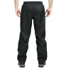 image33000ft Mens Rain Pants Waterproof Rain Over Pants Windproof Outdoor Pants for Hiking FishingBlack