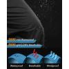 image33000ft Mens Rain Pants Waterproof Rain Over Pants Windproof Outdoor Pants for Hiking FishingGrey
