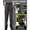 image33000ft Mens Rain Pants Waterproof Windproof Lightweight Outdoor Rain Over Pants for Fishing Golf Work HikingGrey