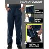 image33000ft Mens Rain Pants Waterproof Windproof Lightweight Outdoor Rain Over Pants for Fishing Golf Work HikingNavy Blue
