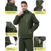 image33000ft Mens Rain Suit Packable Waterproof Lightweight Rain Gear for Golf Hiking Cycling 2 Pieces Jackets and PantsAmy Green