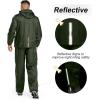 image33000ft Mens Rain Suit Packable Waterproof Lightweight Rain Gear for Golf Hiking Cycling 2 Pieces Jackets and PantsAmy Green