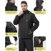 image33000ft Mens Rain Suit Packable Waterproof Lightweight Rain Gear for Golf Hiking Cycling 2 Pieces Jackets and PantsBlack