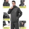 image33000ft Mens Rain Suit Packable Waterproof Lightweight Rain Gear for Golf Hiking Cycling 2 Pieces Jackets and PantsGrey