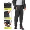 image33000ft Mens Rain Suit Packable Waterproof Lightweight Rain Gear for Golf Hiking Cycling 2 Pieces Jackets and PantsGrey