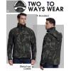 image33000ft Mens Softshell Jacket with Hood Fleece Lined Windbreaker Lightweight Waterproof Jackets for HikingCamouflage