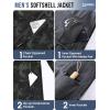 image33000ft Mens Softshell Jacket with Hood Fleece Lined Windbreaker Lightweight Waterproof Jackets for HikingCamouflage
