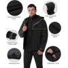 image33000ft Mens Waterproof 3in1 Ski Jacket Warm Mountain Windbreaker Snow Rain Jackets Winter Coat with Puffer JacketBlack