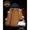 image33000ft Mens Waterproof 3in1 Ski Jacket Warm Mountain Windbreaker Snow Rain Jackets Winter Coat with Puffer JacketDark BlueBrown