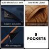 image33000ft Mens Waterproof 3in1 Ski Jacket Warm Mountain Windbreaker Snow Rain Jackets Winter Coat with Puffer JacketDark BlueBrown