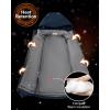 image33000ft Mens Waterproof 3in1 Ski Jacket Warm Mountain Windbreaker Snow Rain Jackets Winter Coat with Puffer JacketDark BlueGrey