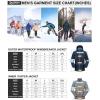 image33000ft Mens Waterproof 3in1 Ski Jacket Warm Mountain Windbreaker Snow Rain Jackets Winter Coat with Puffer JacketDark BlueGrey