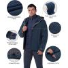 image33000ft Mens Waterproof 3in1 Ski Jacket Warm Mountain Windbreaker Snow Rain Jackets Winter Coat with Puffer JacketLoyal BlueDeep Blue