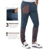 image33000ft Mens Waterproof Cycling Pants Windproof Breathable Athletic Mountain Bike Pants Running Hiking Sweatpants SportsBlue