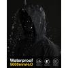 image33000ft Packable Rain Jacket Mens Lightweight Waterproof Rain Shell Jacket Raincoat with Hood for Golf Cycling WindbreakerBlack