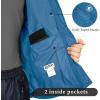 image33000ft Packable Rain Jacket Mens Lightweight Waterproof Rain Shell Jacket Raincoat with Hood for Golf Cycling WindbreakerBlue
