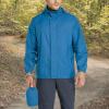 image33000ft Packable Rain Jacket Mens Lightweight Waterproof Rain Shell Jacket Raincoat with Hood for Golf Cycling WindbreakerBlue