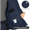 image33000ft Packable Rain Jacket Mens Lightweight Waterproof Rain Shell Jacket Raincoat with Hood for Golf Cycling WindbreakerDark Blue