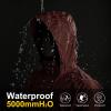 image33000ft Packable Rain Jacket Mens Lightweight Waterproof Rain Shell Jacket Raincoat with Hood for Golf Cycling WindbreakerDark Red