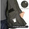 image33000ft Packable Rain Jacket Mens Lightweight Waterproof Rain Shell Jacket Raincoat with Hood for Golf Cycling WindbreakerGreen