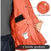 image33000ft Packable Rain Jacket Mens Lightweight Waterproof Rain Shell Jacket Raincoat with Hood for Golf Cycling WindbreakerHot Pepper