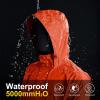 image33000ft Packable Rain Jacket Mens Lightweight Waterproof Rain Shell Jacket Raincoat with Hood for Golf Cycling WindbreakerHot Pepper