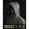 image33000ft Packable Rain Jacket Mens Lightweight Waterproof Rain Shell Jacket Raincoat with Hood for Golf Cycling WindbreakerKhaki