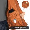 image33000ft Packable Rain Jacket Mens Lightweight Waterproof Rain Shell Jacket Raincoat with Hood for Golf Cycling WindbreakerOrange
