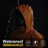 image33000ft Packable Rain Jacket Mens Lightweight Waterproof Rain Shell Jacket Raincoat with Hood for Golf Cycling WindbreakerOrange