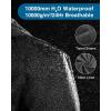 image33000ft Packable Rain Jacket Women Lightweight Waterproof Raincoat with Hood Cycling Bike Jacket WindbreakerBlack