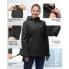 image33000ft Packable Rain Jacket Women Lightweight Waterproof Raincoat with Hood Cycling Bike Jacket WindbreakerBlack