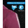 image33000ft Packable Rain Jacket Women Lightweight Waterproof Raincoat with Hood Cycling Bike Jacket WindbreakerCherry Red