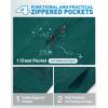 image33000ft Packable Rain Jacket Women Lightweight Waterproof Raincoat with Hood Cycling Bike Jacket WindbreakerDark Cyan