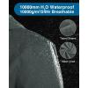 image33000ft Packable Rain Jacket Women Lightweight Waterproof Raincoat with Hood Cycling Bike Jacket WindbreakerGrey