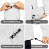 image33000ft Packable Rain Jacket Women Lightweight Waterproof Raincoat with Hood Cycling Bike Jacket WindbreakerLight Grey