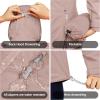 image33000ft Packable Rain Jacket Women Lightweight Waterproof Raincoat with Hood Cycling Bike Jacket WindbreakerLight Pink