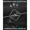image33000ft Packable Rain Pants for Men Waterproof Hiking Pants Lightweight Rain Pants Outdoor Windproof Pant for Golf FishingBlack