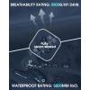 image33000ft Packable Rain Pants for Men Waterproof Hiking Pants Lightweight Rain Pants Outdoor Windproof Pant for Golf FishingDark Blue