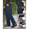 image33000ft Packable Rain Pants for Men Waterproof Hiking Pants Lightweight Rain Pants Outdoor Windproof Pant for Golf FishingDark Blue