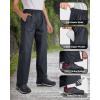 image33000ft Packable Rain Pants for Women Waterproof Pants Lightweight Rain Over Pants Outdoor Windproof Pant for Golf HikingDark Grey