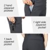 image33000ft Womens Convertible Hiking Pants Quick Dry ZipOff Hiking Pants for Fishing Travel Camping BlackBlack