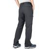 image33000ft Womens Convertible Hiking Pants Quick Dry ZipOff Hiking Pants for Fishing Travel Camping BlackBlack