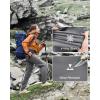 image33000ft Womens Convertible Hiking Pants Quick Dry ZipOff Hiking Pants for Fishing Travel Camping BlackGrey