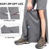 image33000ft Womens Convertible Hiking Pants Quick Dry ZipOff Hiking Pants for Fishing Travel Camping BlackGrey