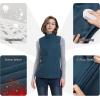 image33000ft Womens Fleece Vest Lightweight Warm Polar Soft Vests Outerwear with Zip Up Pockets Sleeveless Jacket for WinterBlue