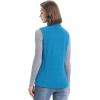 image33000ft Womens Fleece Vest Lightweight Warm Polar Soft Vests Outerwear with Zip Up Pockets Sleeveless Jacket for WinterBright Blue