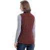 image33000ft Womens Fleece Vest Lightweight Warm Polar Soft Vests Outerwear with Zip Up Pockets Sleeveless Jacket for WinterCaramel