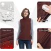 image33000ft Womens Fleece Vest Lightweight Warm Polar Soft Vests Outerwear with Zip Up Pockets Sleeveless Jacket for WinterCaramel