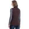 image33000ft Womens Fleece Vest Lightweight Warm Polar Soft Vests Outerwear with Zip Up Pockets Sleeveless Jacket for WinterChocolate
